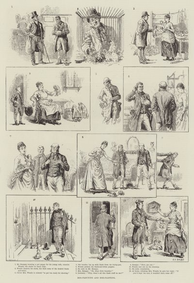 Afición y pintura de perros de S.T. Dadd